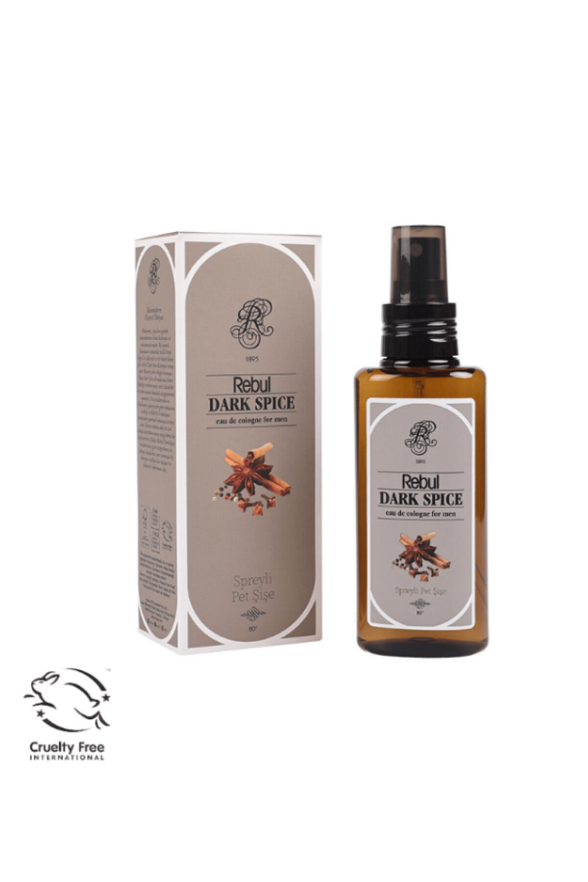 Dark Spice125 ml Pet Spreyli Kolonya