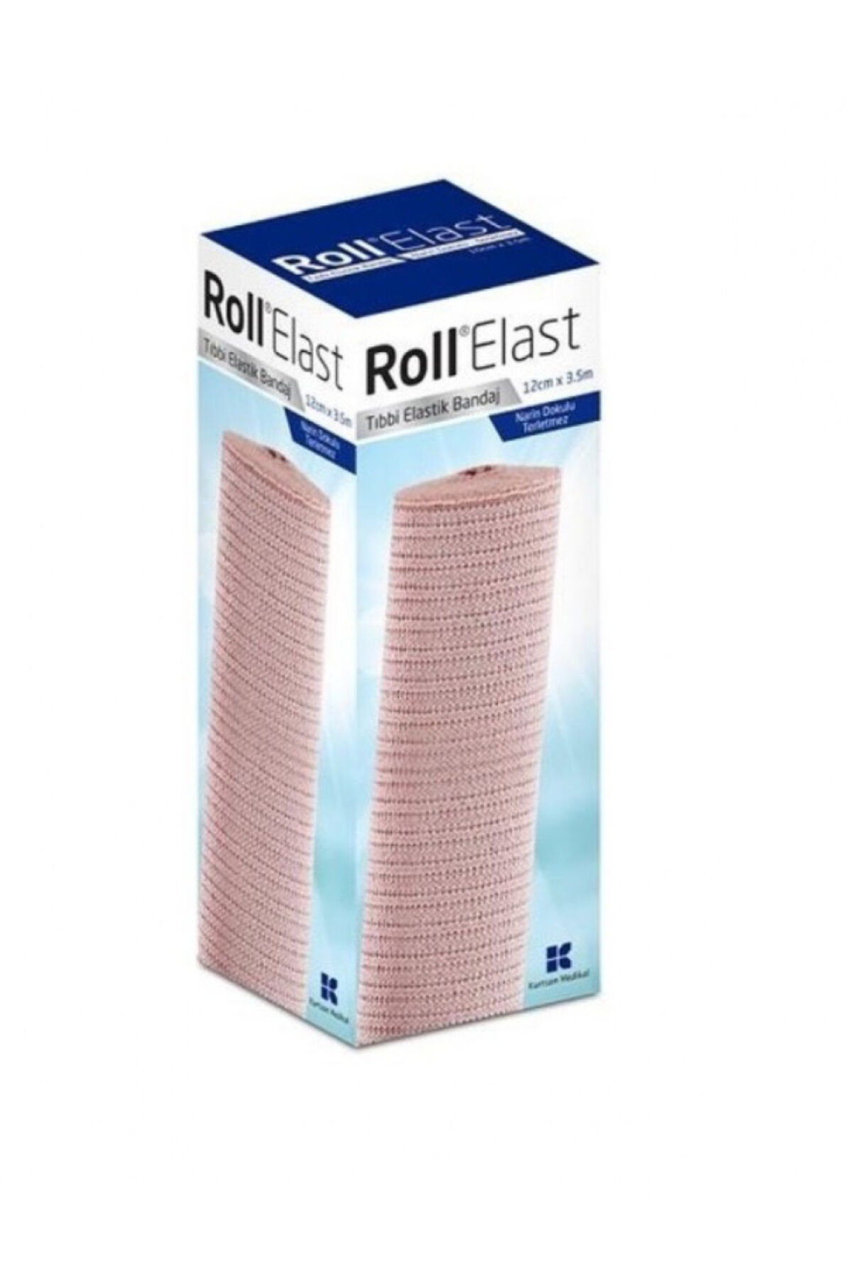 ROLLELAST BANDAJ ELASTIK TEN RENGI 12 CM X 3.5 METRE