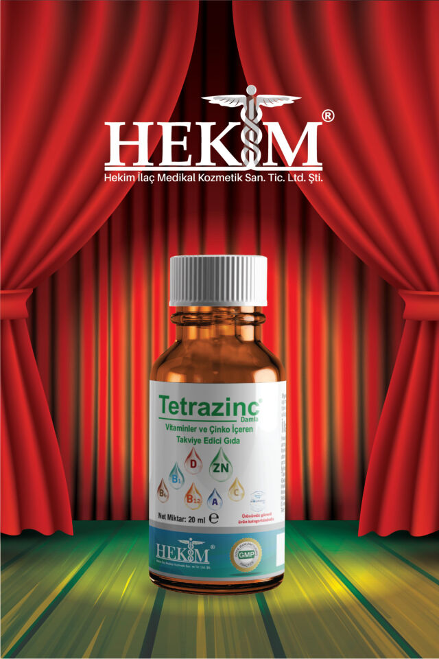 A Vitamini, C Vitamini, D Vitamini, B12 Damla 20 ml - Egzotik Meyve Aromalı