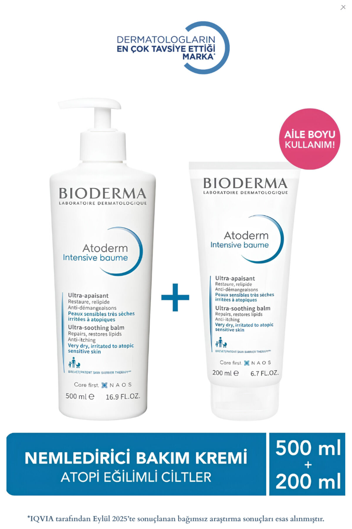 Atoderm Int. Balm 500ml & Int. Balm 200ml Özel Fiy