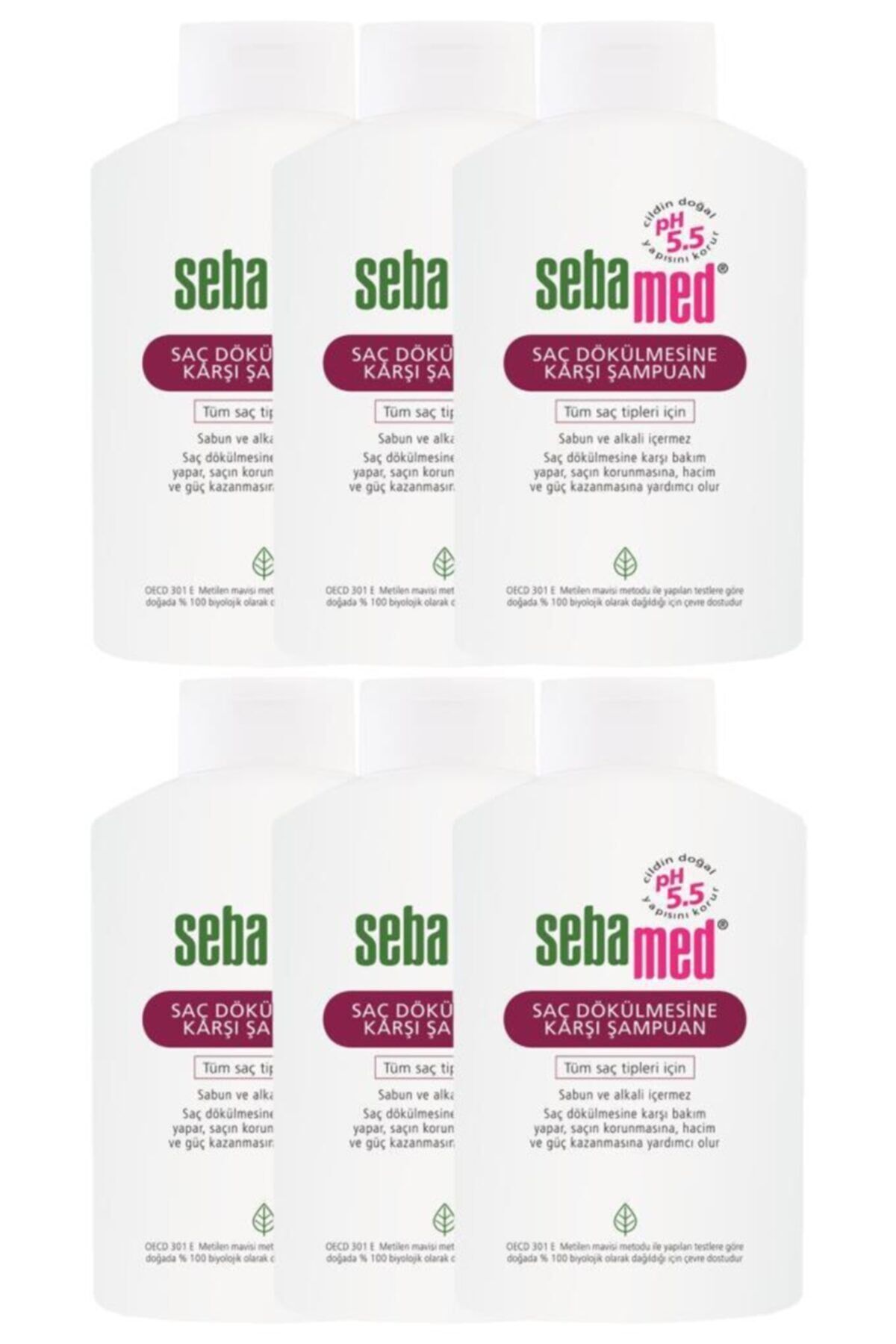 6 Paket Anti Hairloss Şampuan 400ml