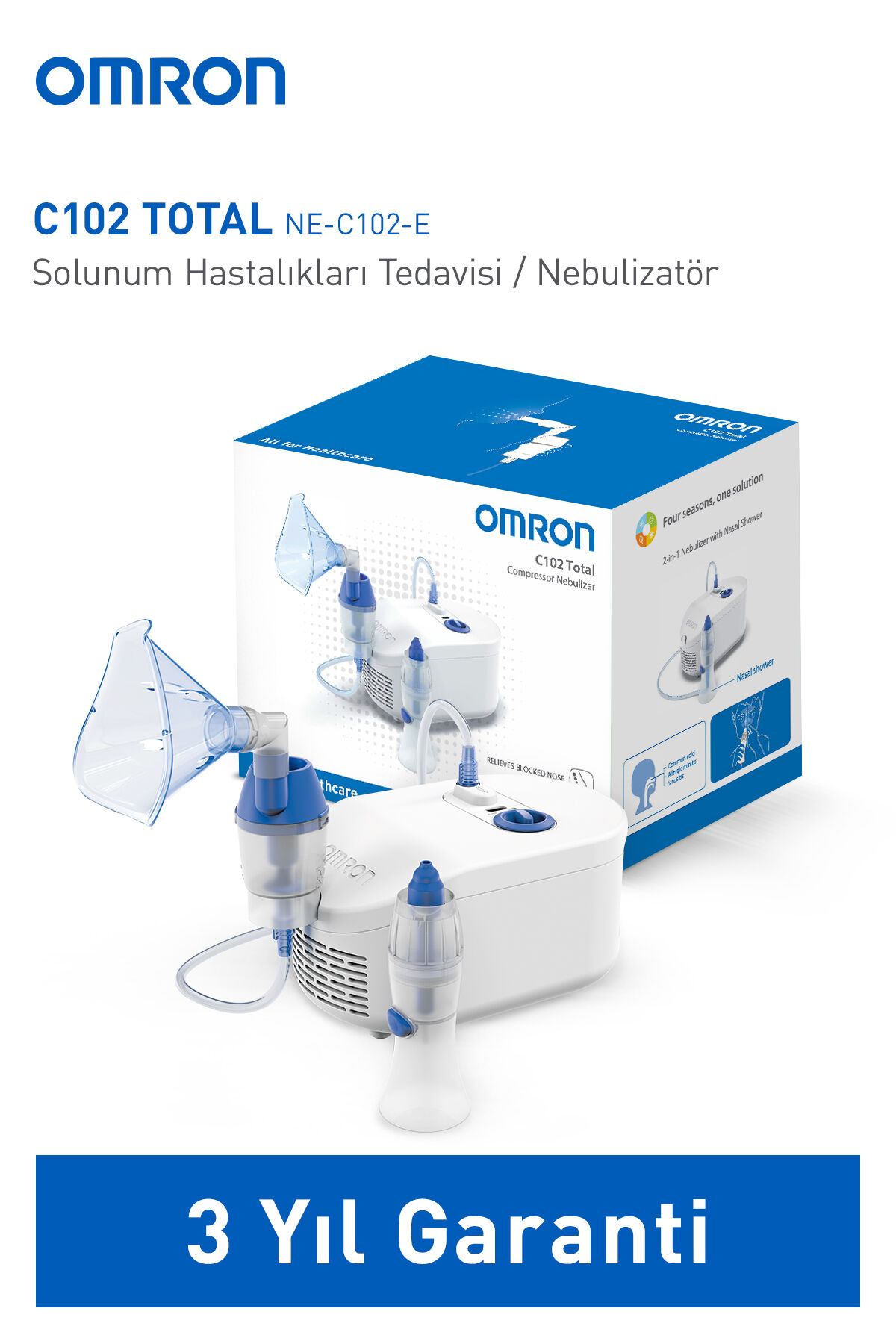 C102 Total Kompresörlü Nebülizatör