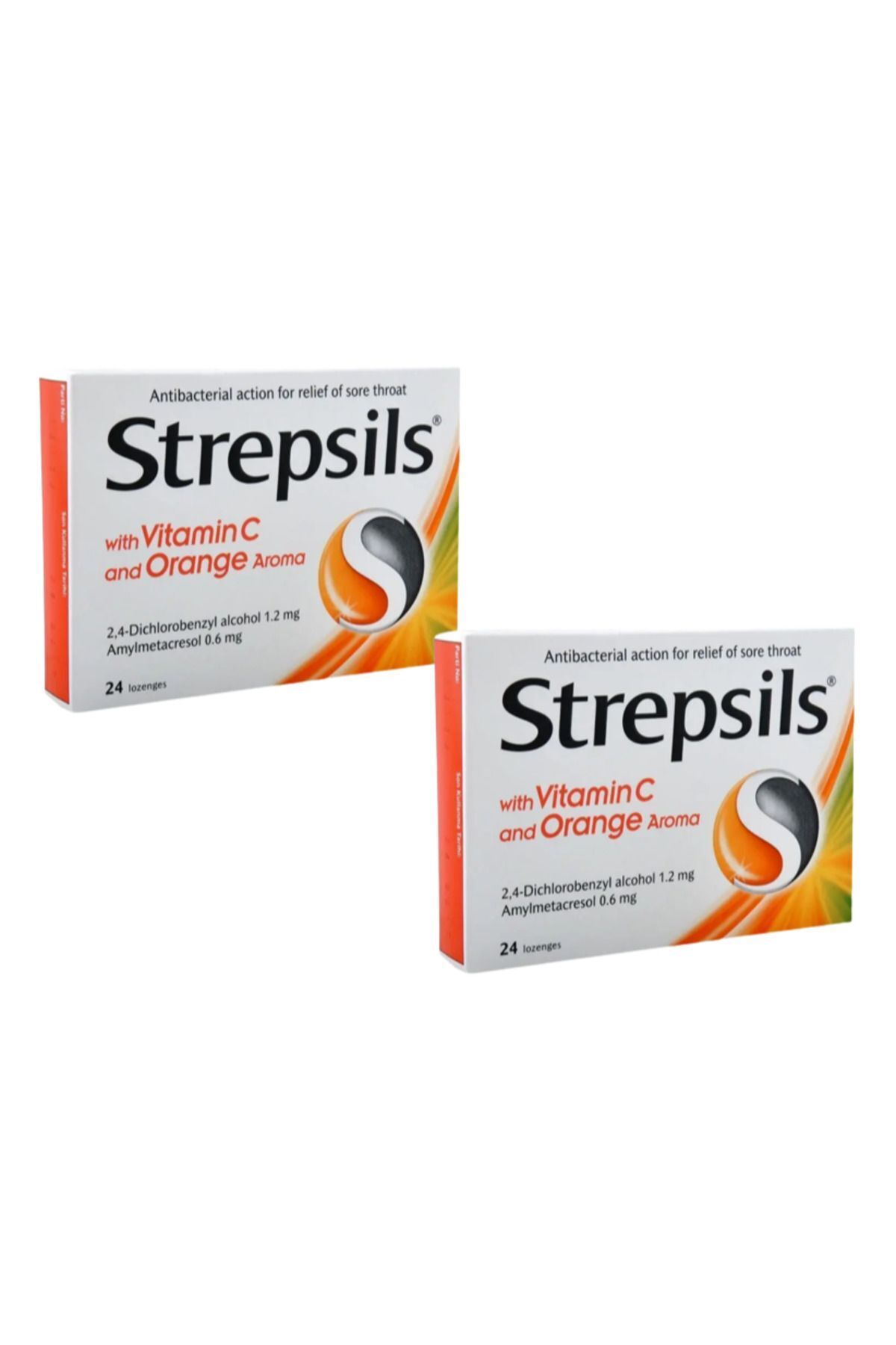 Strepsils Portakal & C Vitamini Aromalı 24 Pastil 2 ADET