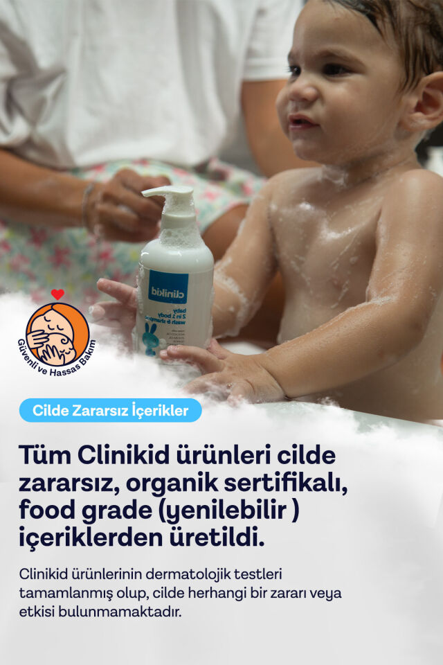 Organik Sertifikalı 2'si 1 Arada Şampuan & Duş Jeli