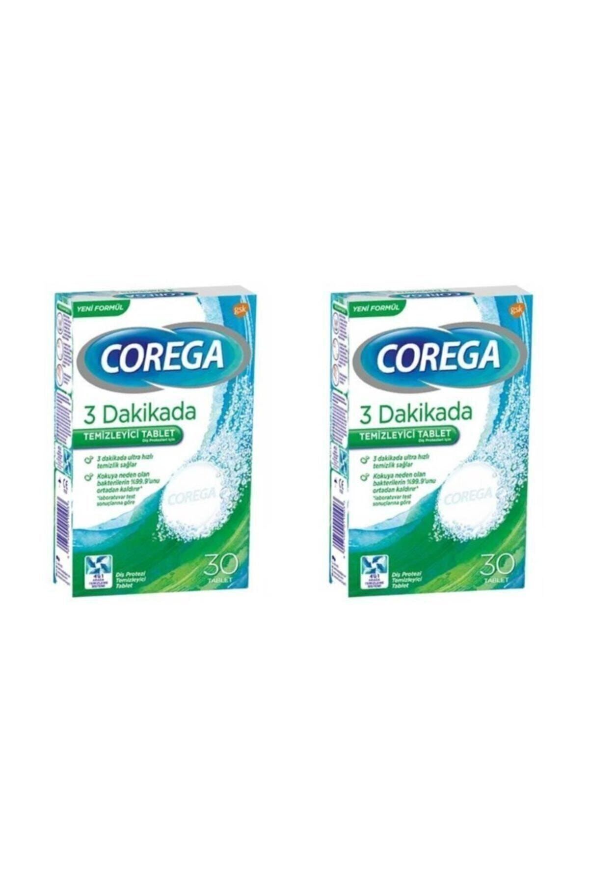 Corega 3 Dakikada Temizleyici 30 Tablet 2  ADET