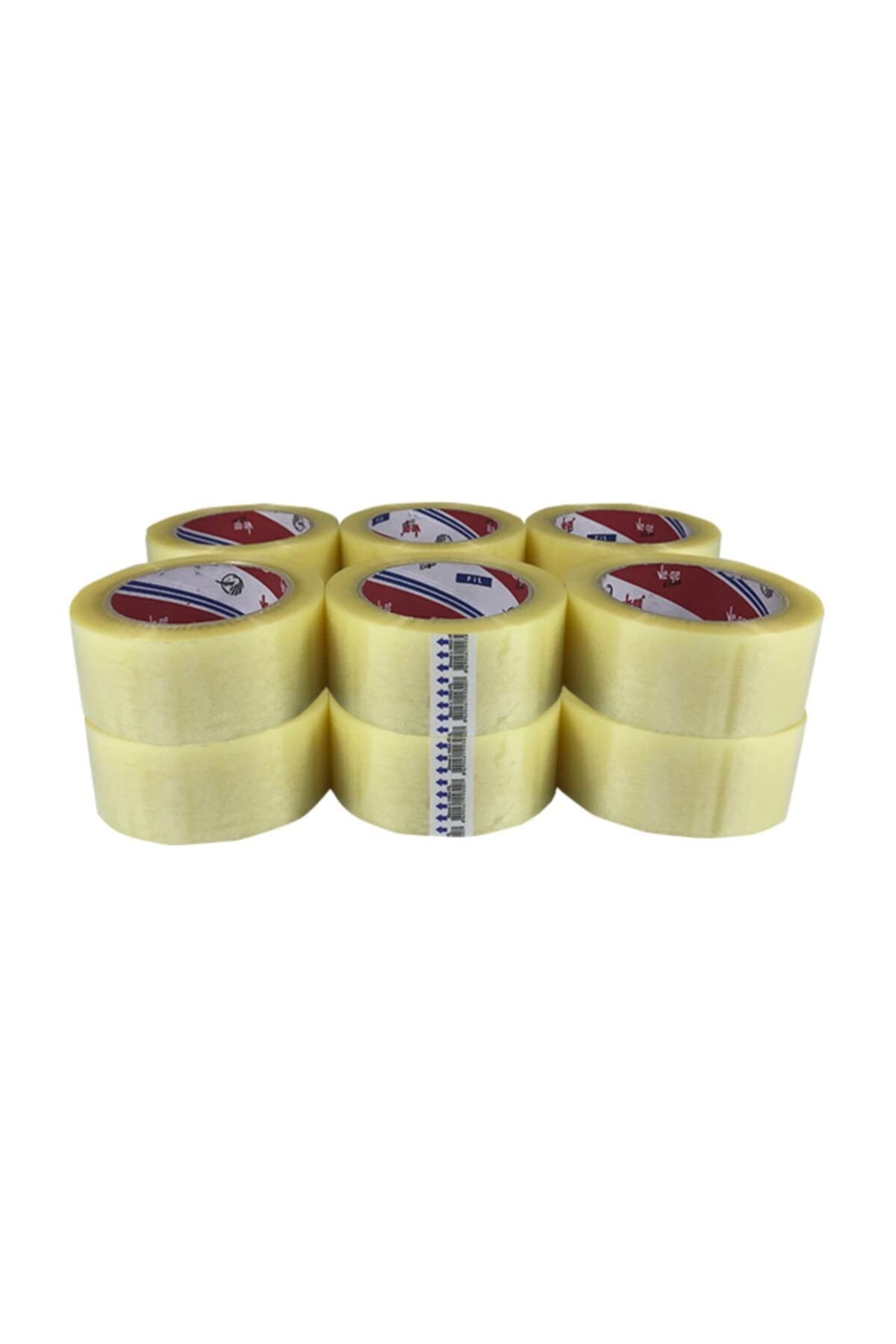 Vege Fil Şeffaf 45x100mt Koli Bandı (12 Adet)