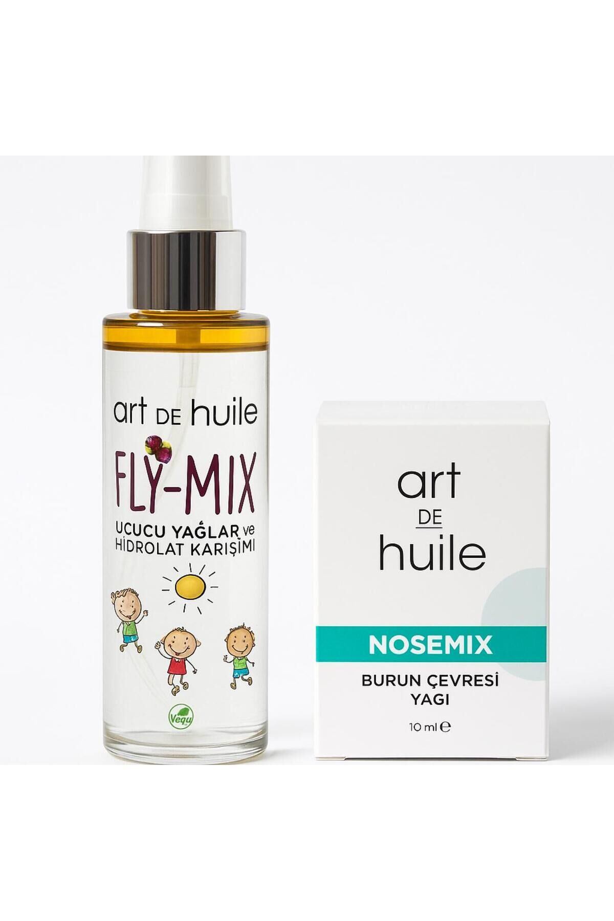 ART DE HUILE FLY MIX 120 ML   NOSEMIX 10 ML OKULA DONUS SETI