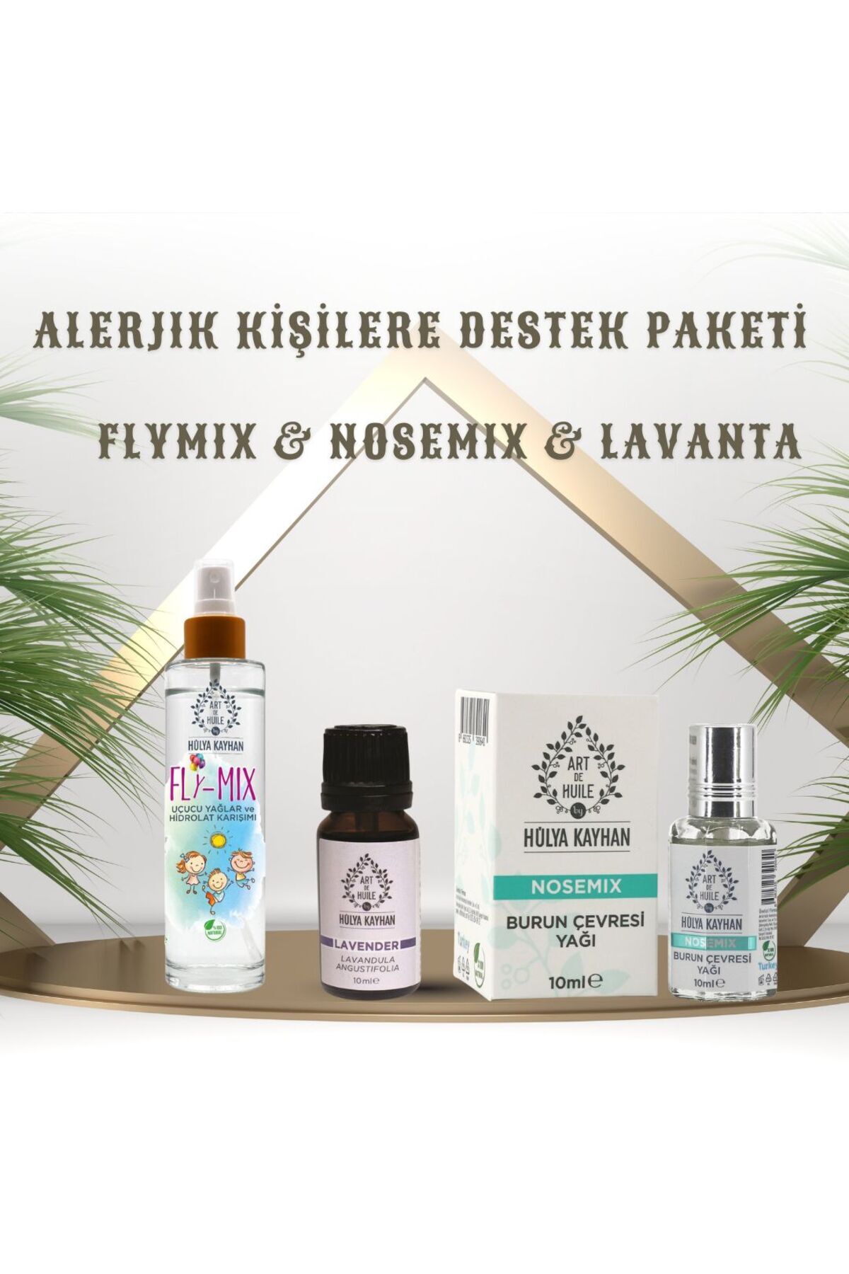 By Hülya Kayhan Fly Mix-nose Mix-lavanta Alerjik Kişilere Destek Paketi (3KUTU)
