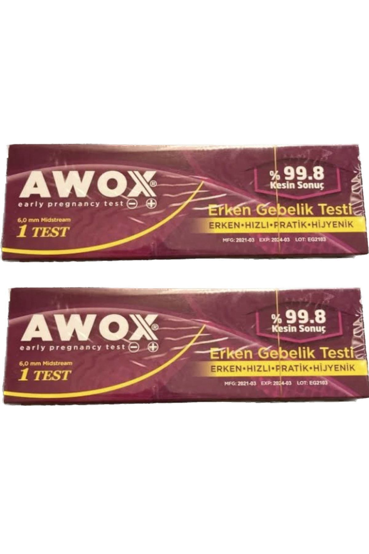 Erken Gebelik Testi X2