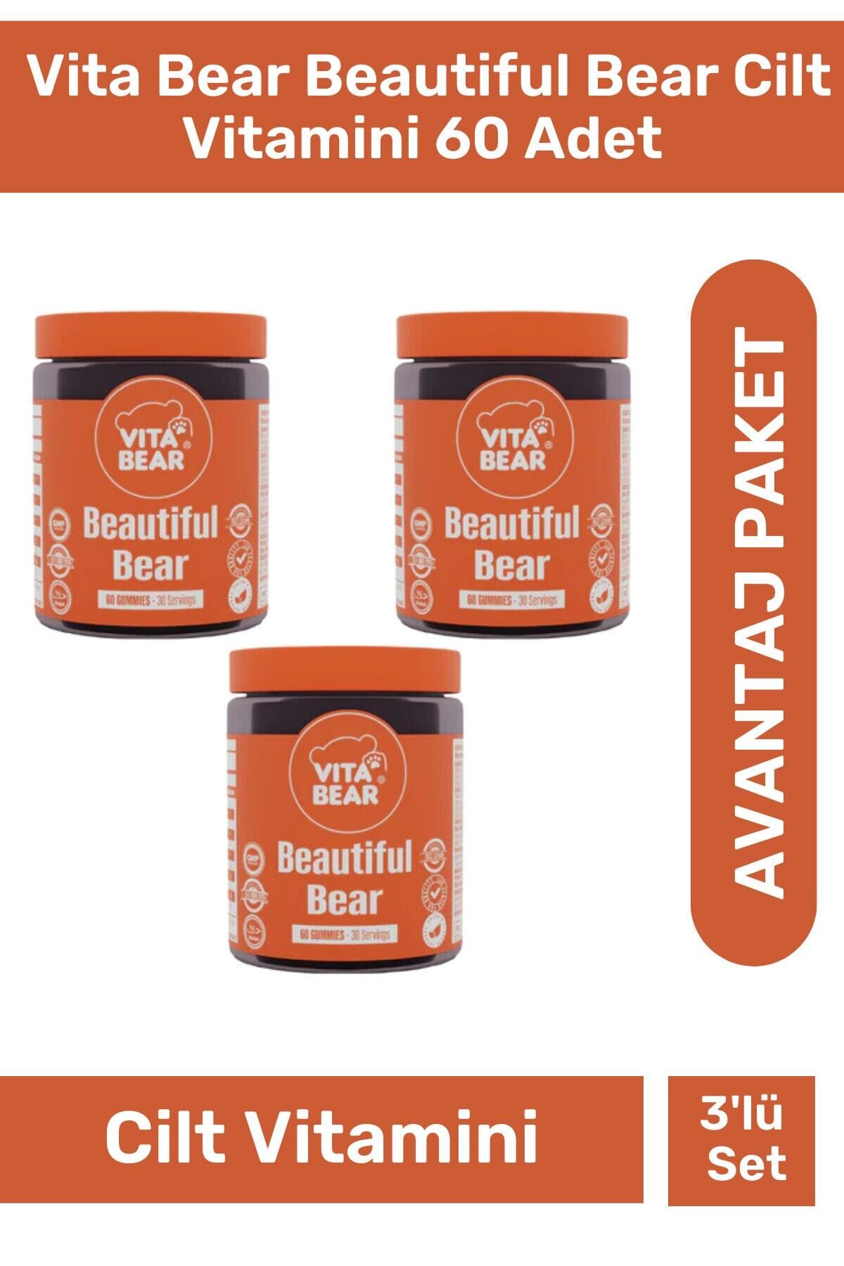 VITA Beautiful Bear Cilt Vitamini  3 adet