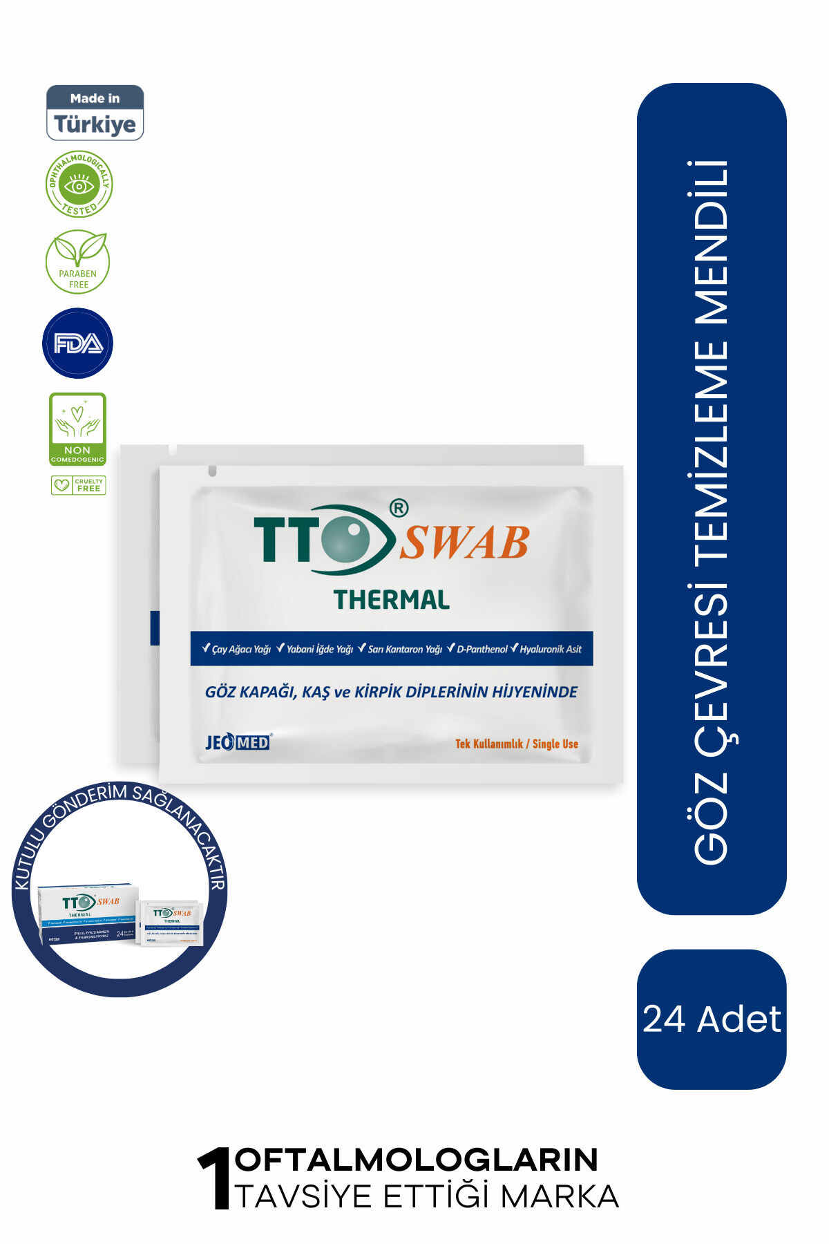 TTO GOZ TEMIZLEME MENDILI 24 LU