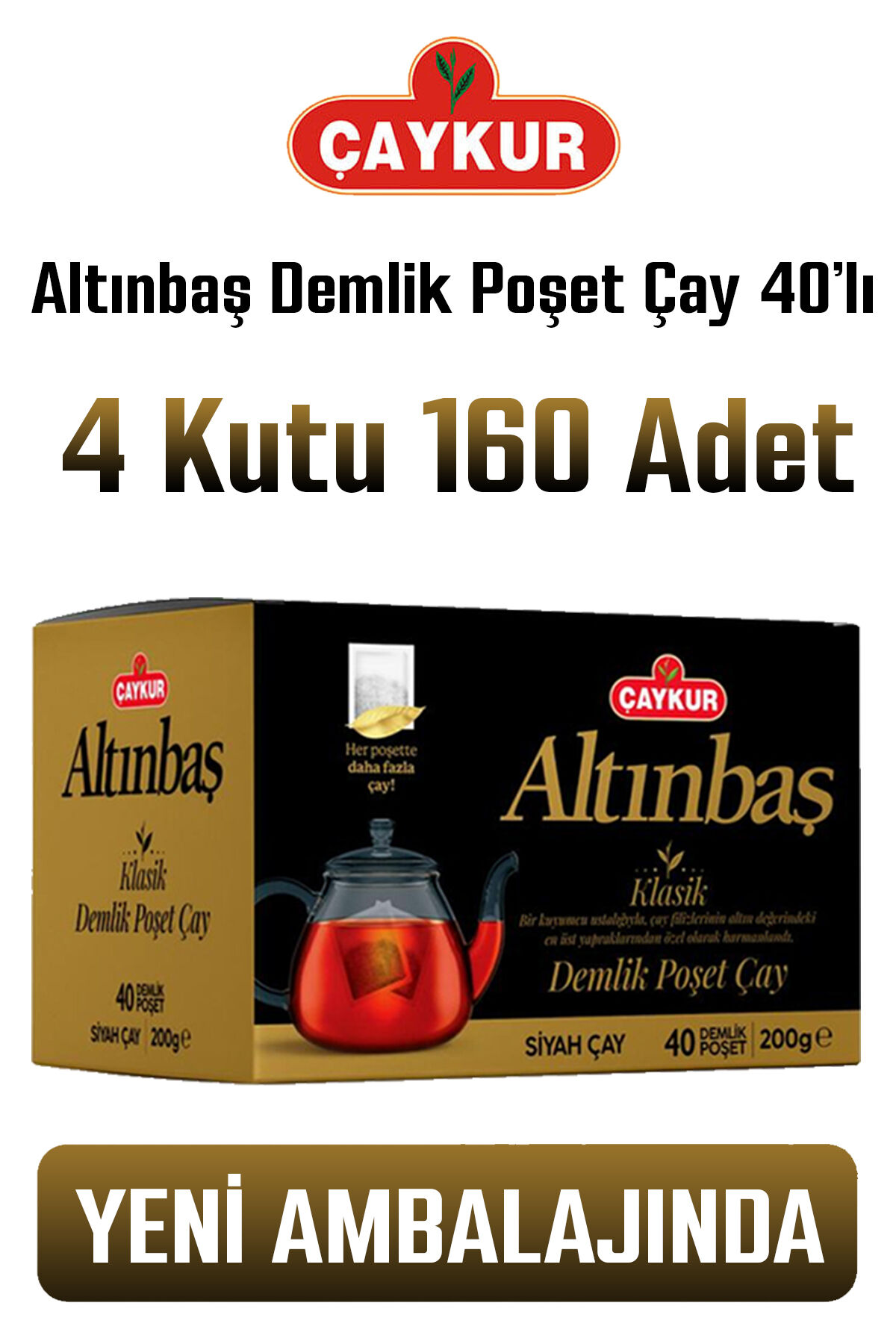 Altınbaş Demlik Poşet Klasik 200 gr 40 X 4