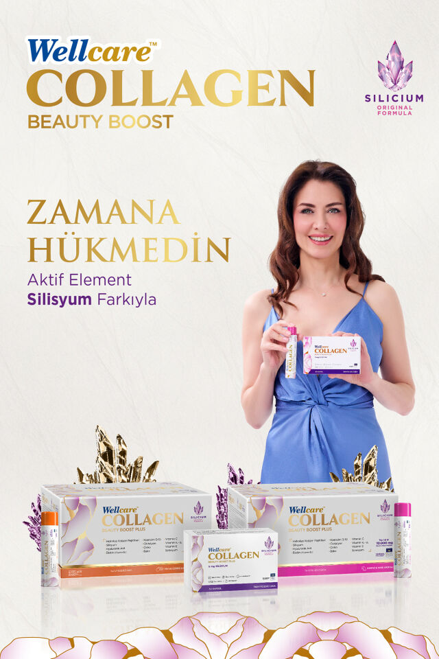 Collagen Beauty Boost Frenk Üzümü & Portakal Aromalı 5.500 mg Likit Form-30 Tüp & 30 Silisyum Kapsül