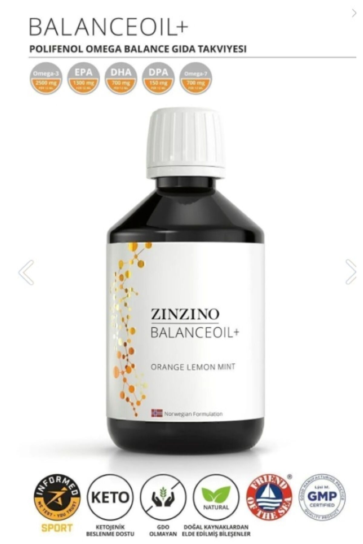 Balance Oil 300ml Omega-3 Vitamin D