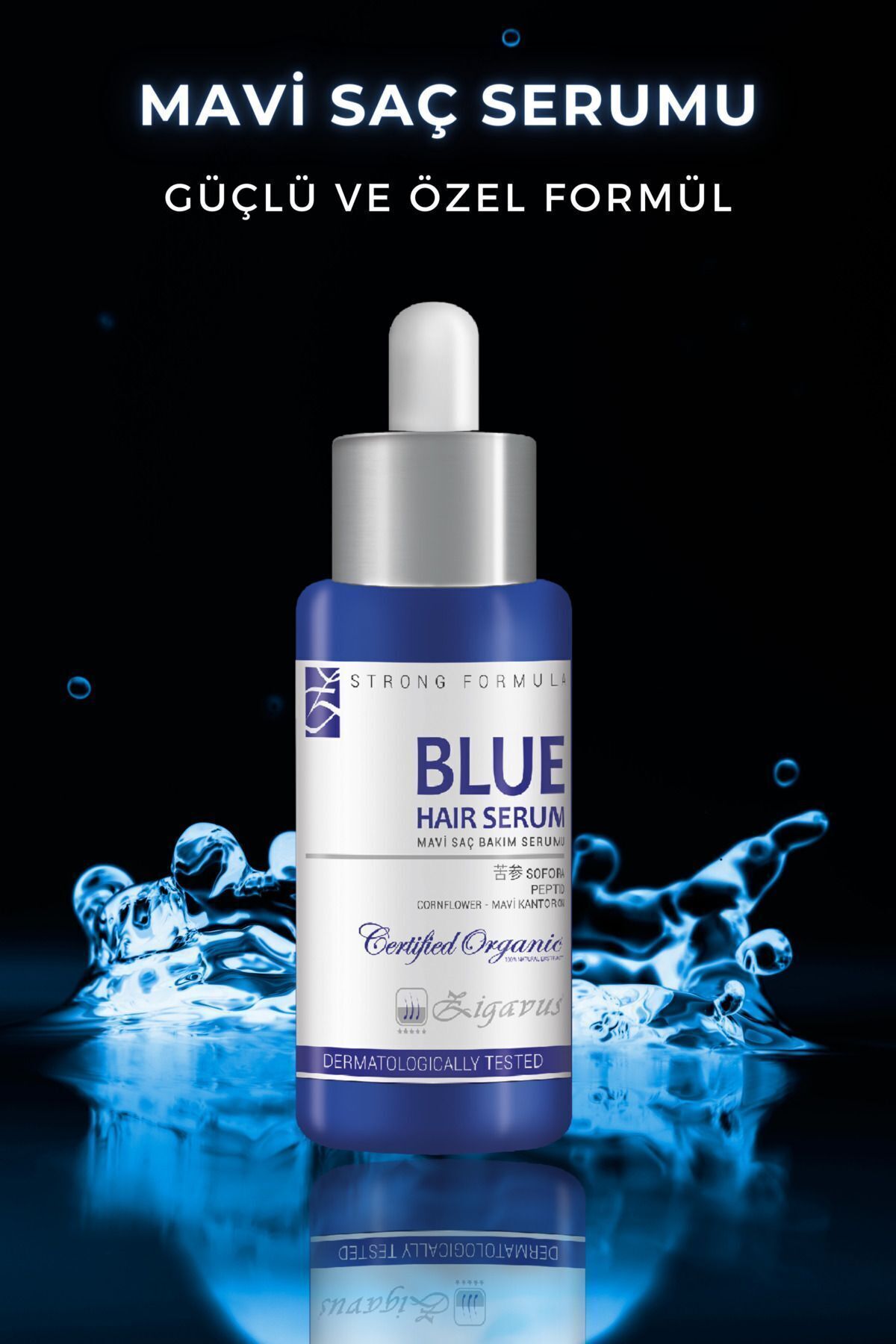 Blue Saç Bakım Serumu 3x33 ml (3 al 2 öde) - Mavi Su 8699349130855