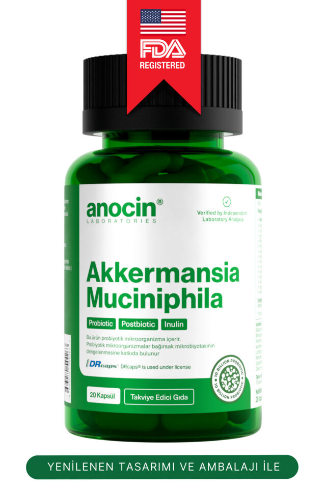 Akkermansia Muciniphila Probiyotik + Prebiyotik + Postbiyotik + inulin . x6 kat daha çok akkermansia