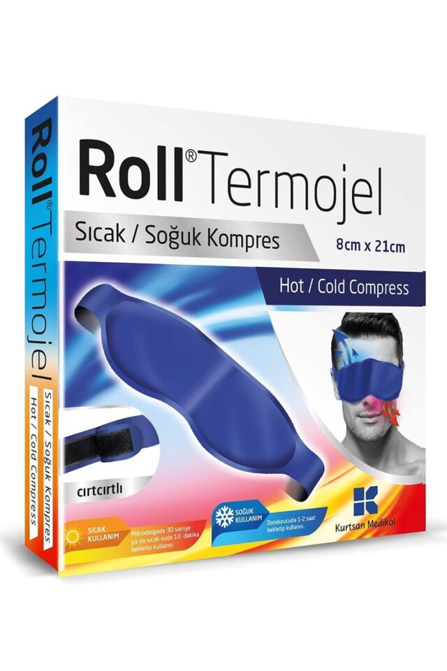 ROLL TERMOJEL GOZ ICIN SICAK-SOGUK KOMPRES JEL 8X21 CM