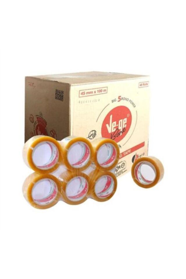 Ve-ge Gergedan Bant Koli Bandı 45x100 1 Koli 48 Adet