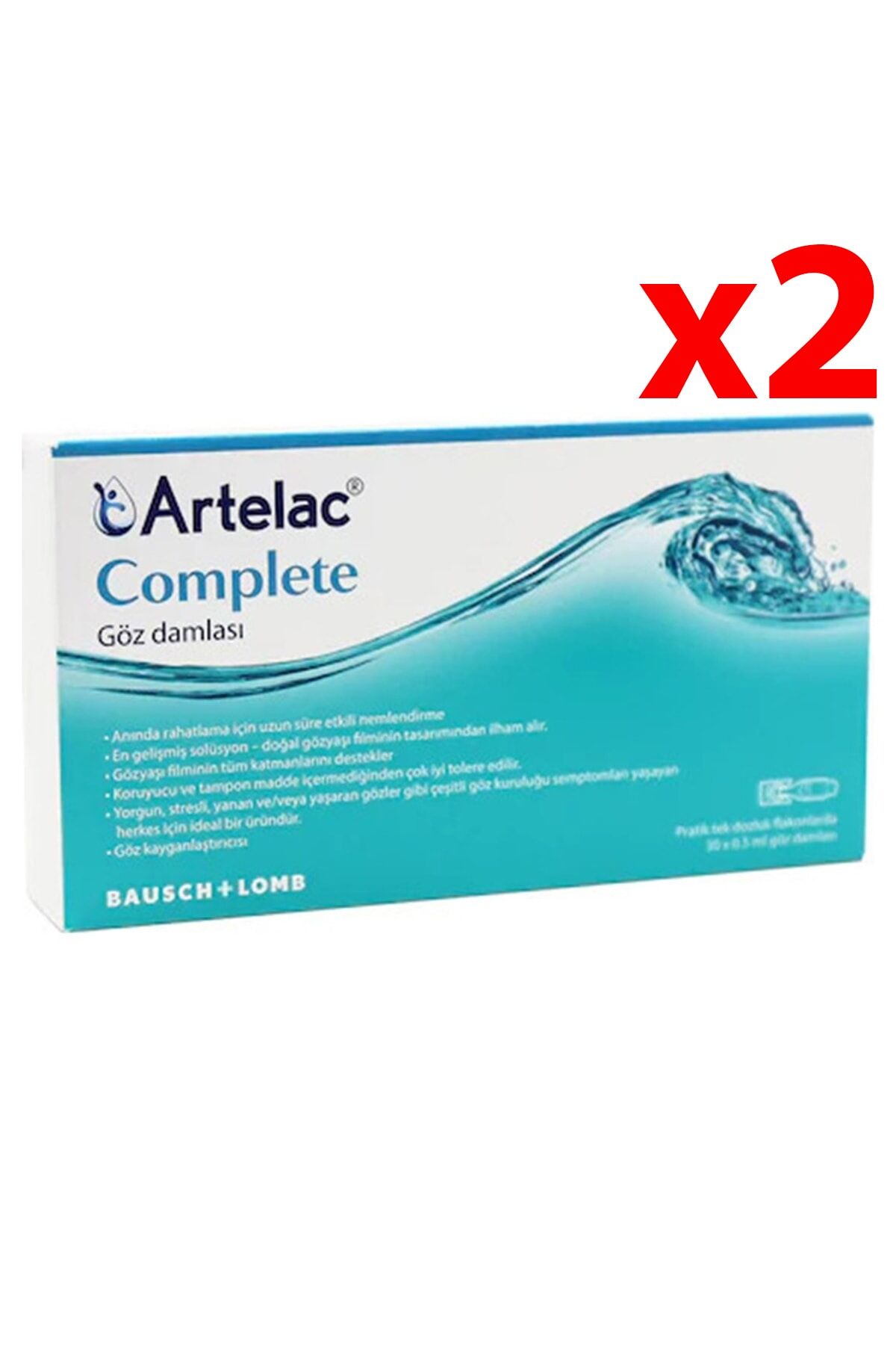 Bausch&lomb Artelac Complete Göz Damlası %0.24 0.5ml | 30 Flakon 2 Adet