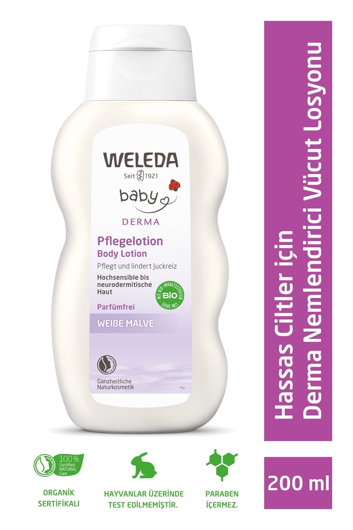 Derma Nemlendirici Vücut Losyonu 200ml