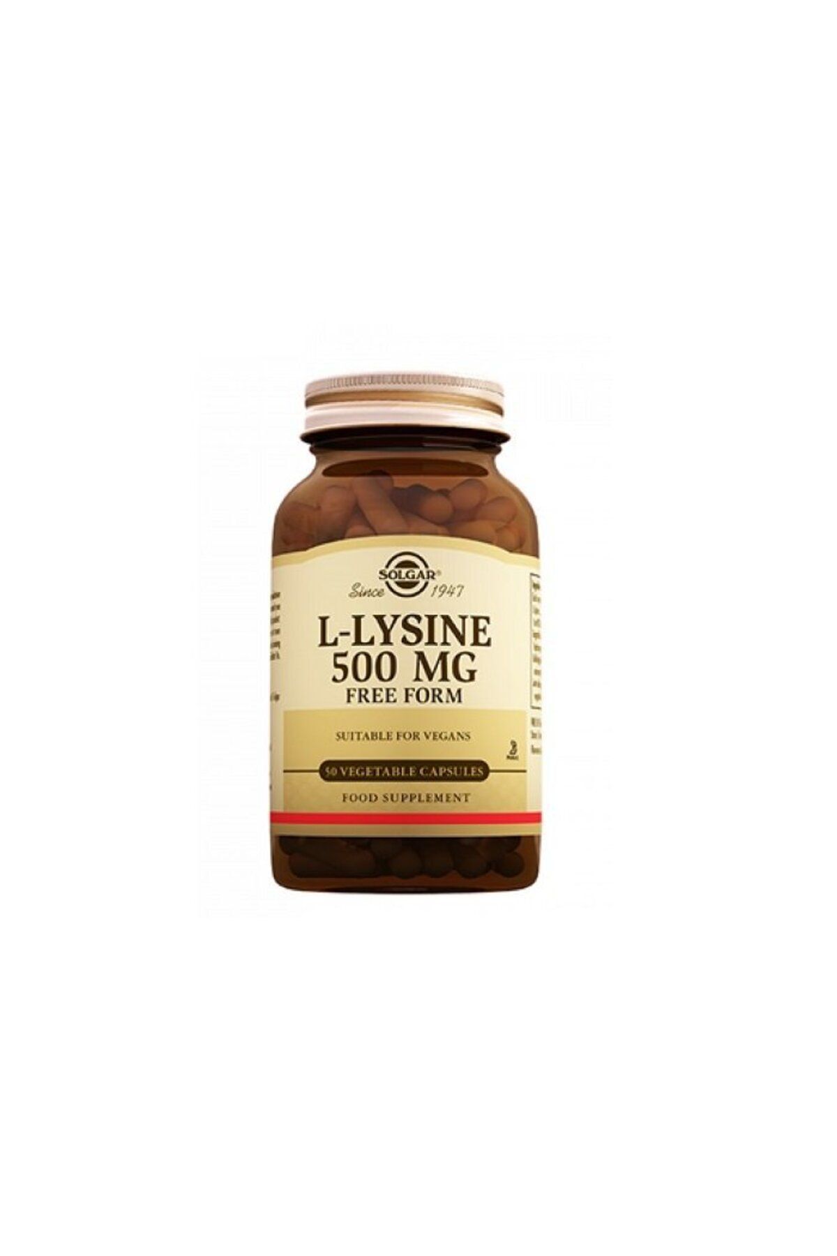 L-Lysine 500mg 50 Kapsül