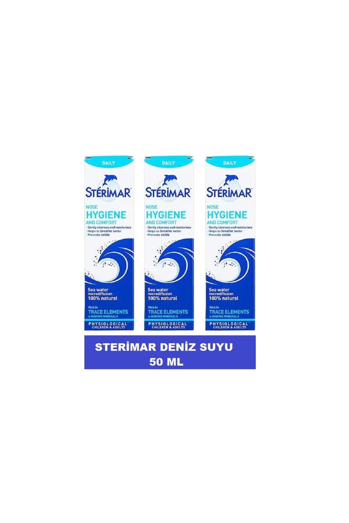 Sterimar Deniz Suyu Burun Spreyi 50 Ml-3 Adet