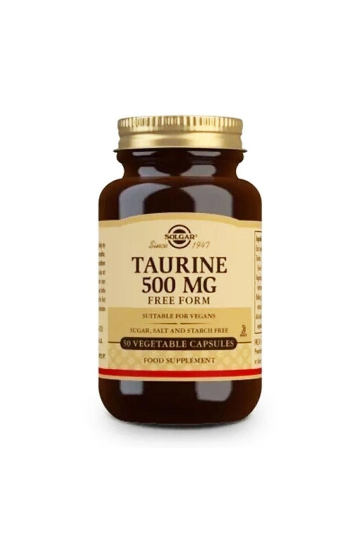 SOLGAR TAURINE 500 MG 50 V KAPSUL