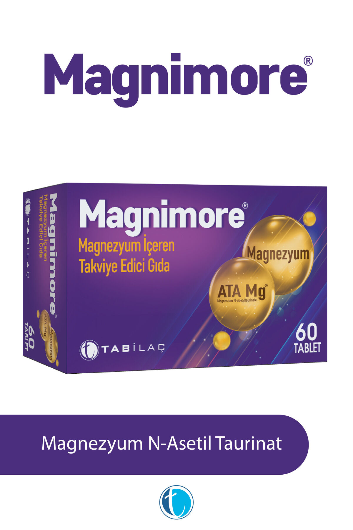 Magnezyum 60 Tablet N-Asetil Taurinat