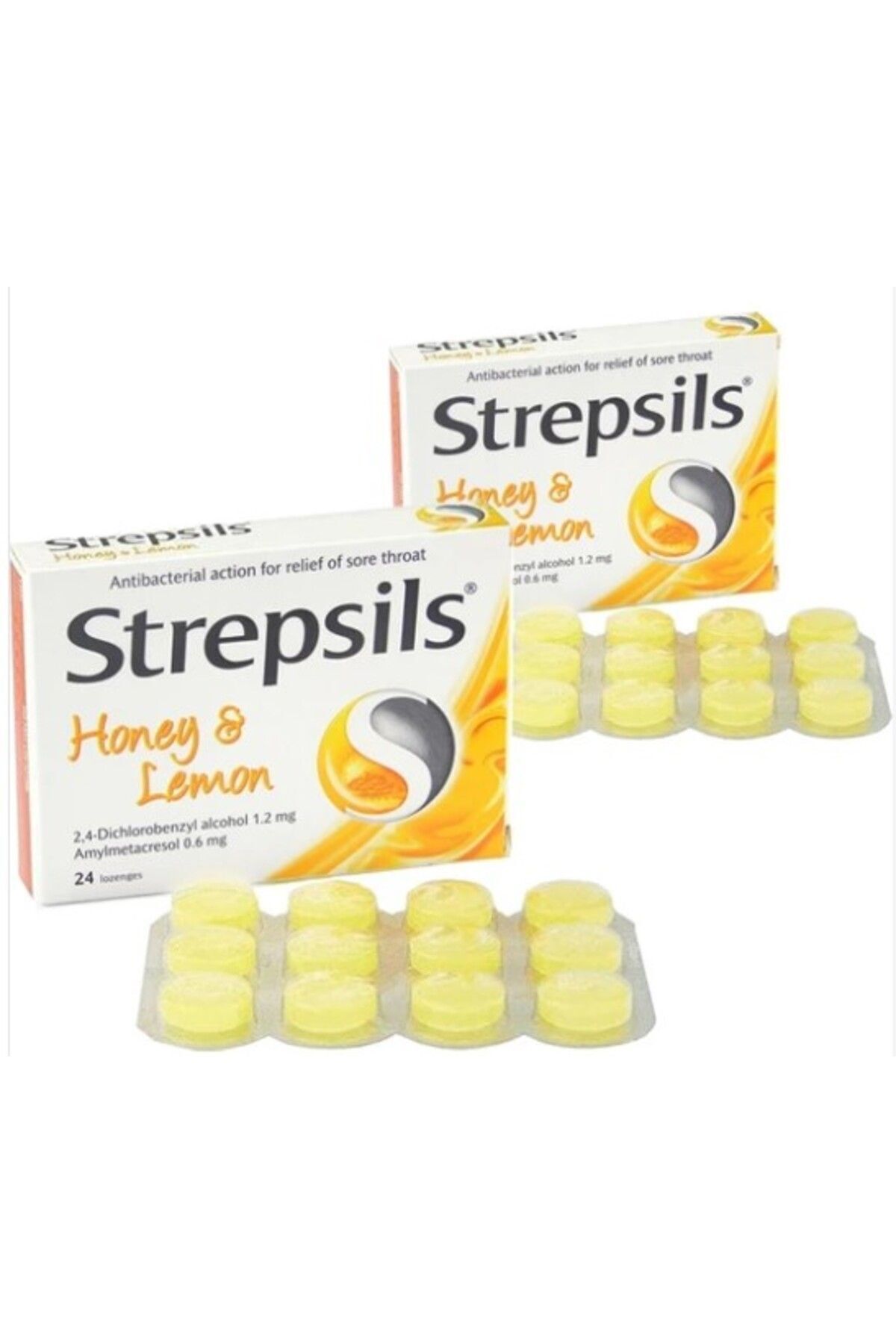 Strepsils Bal & Limon Aromalı 24 Pastil 2 Adet