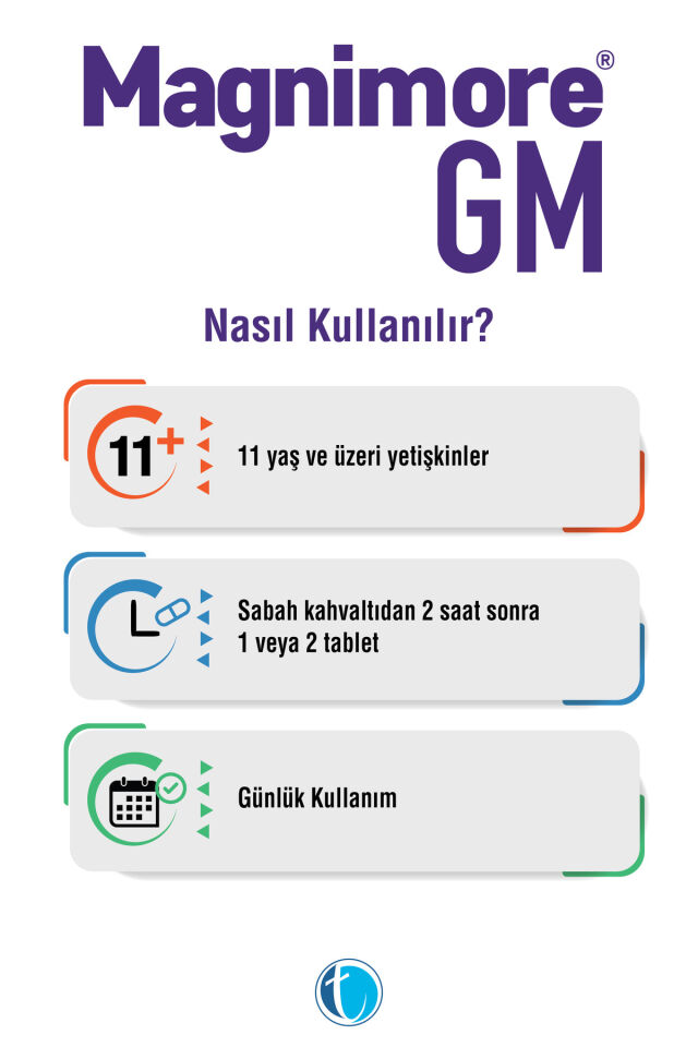 Magnimore GM 60 Tablet - Magnezyum Glisinat Magnezyum Malat