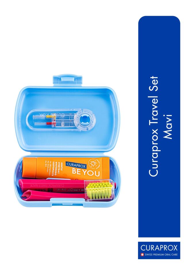 Diş Bakım Travel Set Mavi
