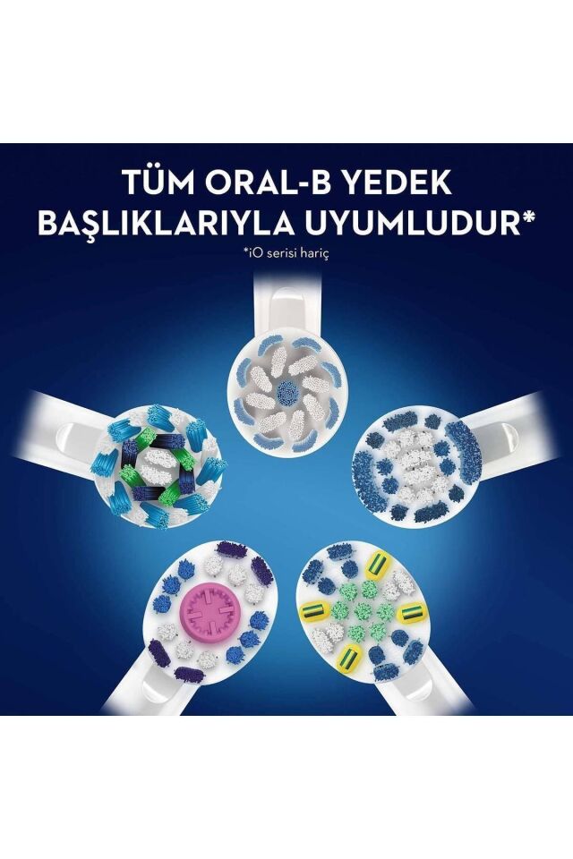 Pro 750 Şarj Edilebilir Diş Fırçası Cross Action Siyah