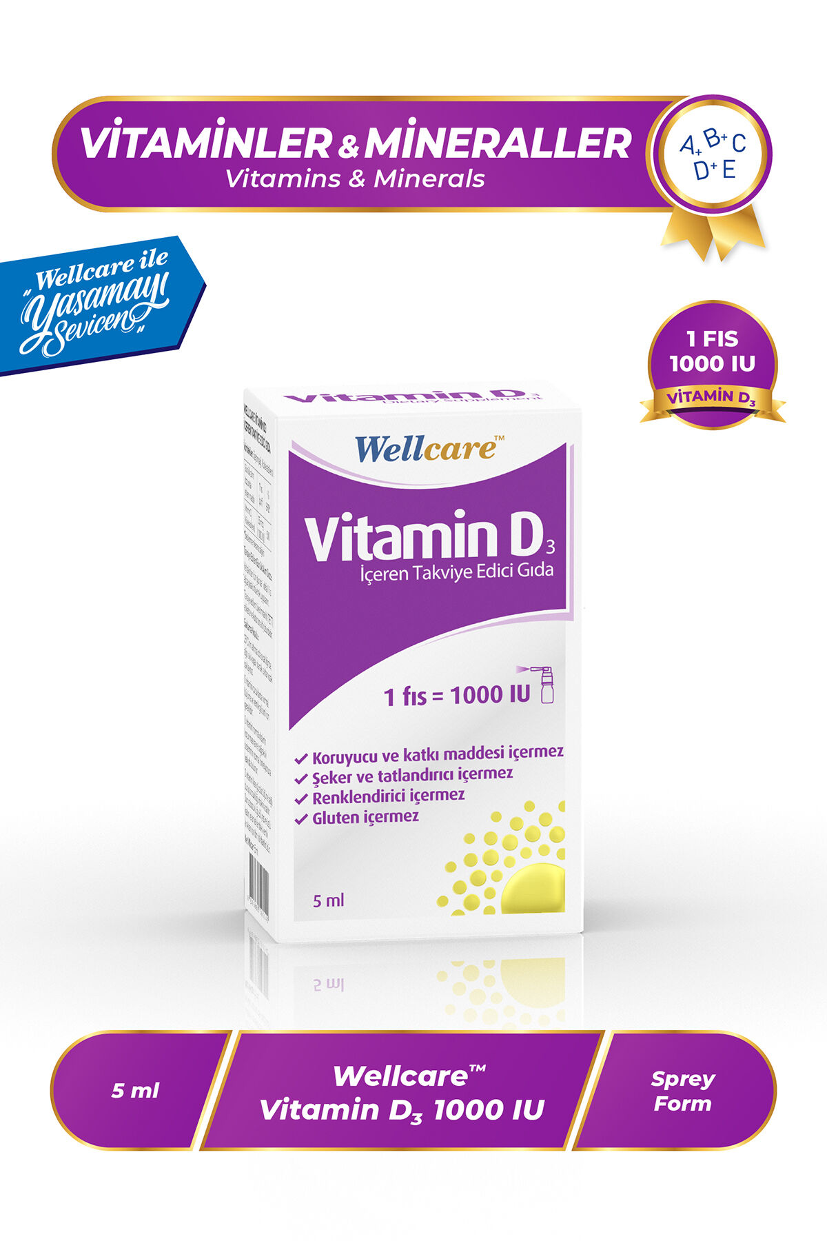 Vitamin D3 1000 IU - 5 ML