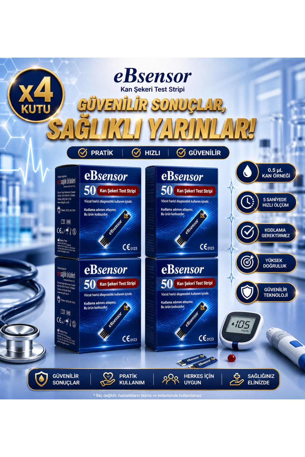 Eb Sensor 4 Kutu Strıp