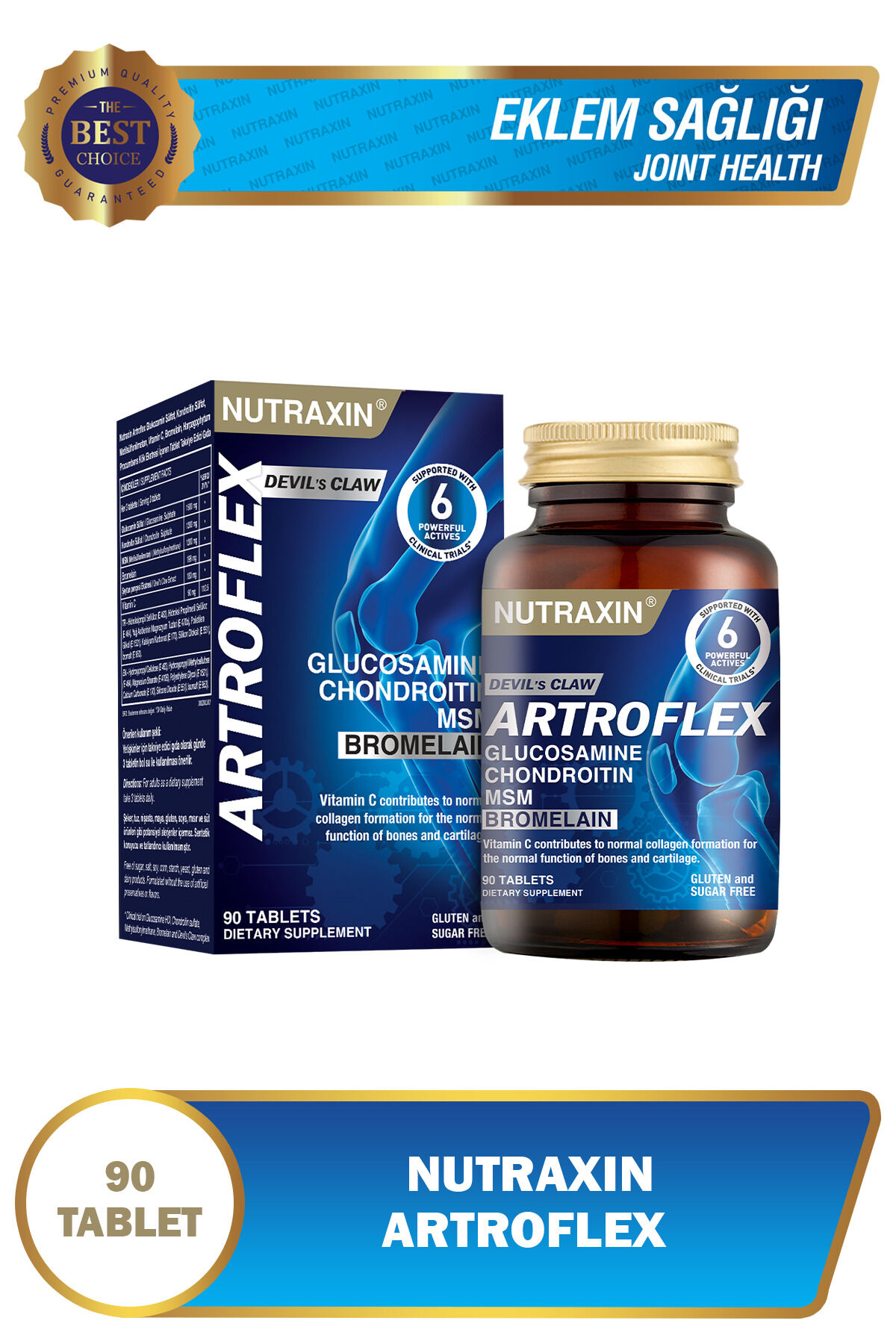 ARTROFLEX - NUTRAXIN TABLET 90 TABLETLIK AMBALAJ