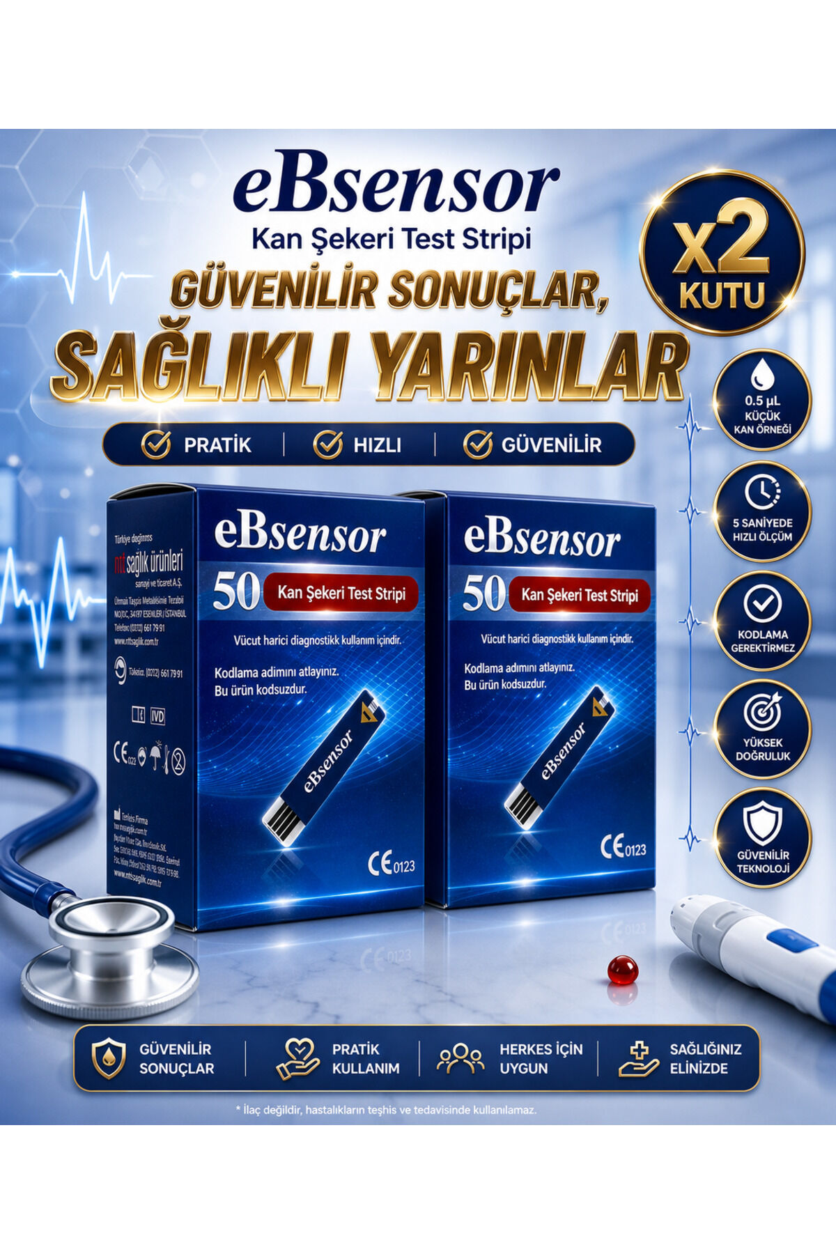 Eb Sensor 2 Kutu Strıp
