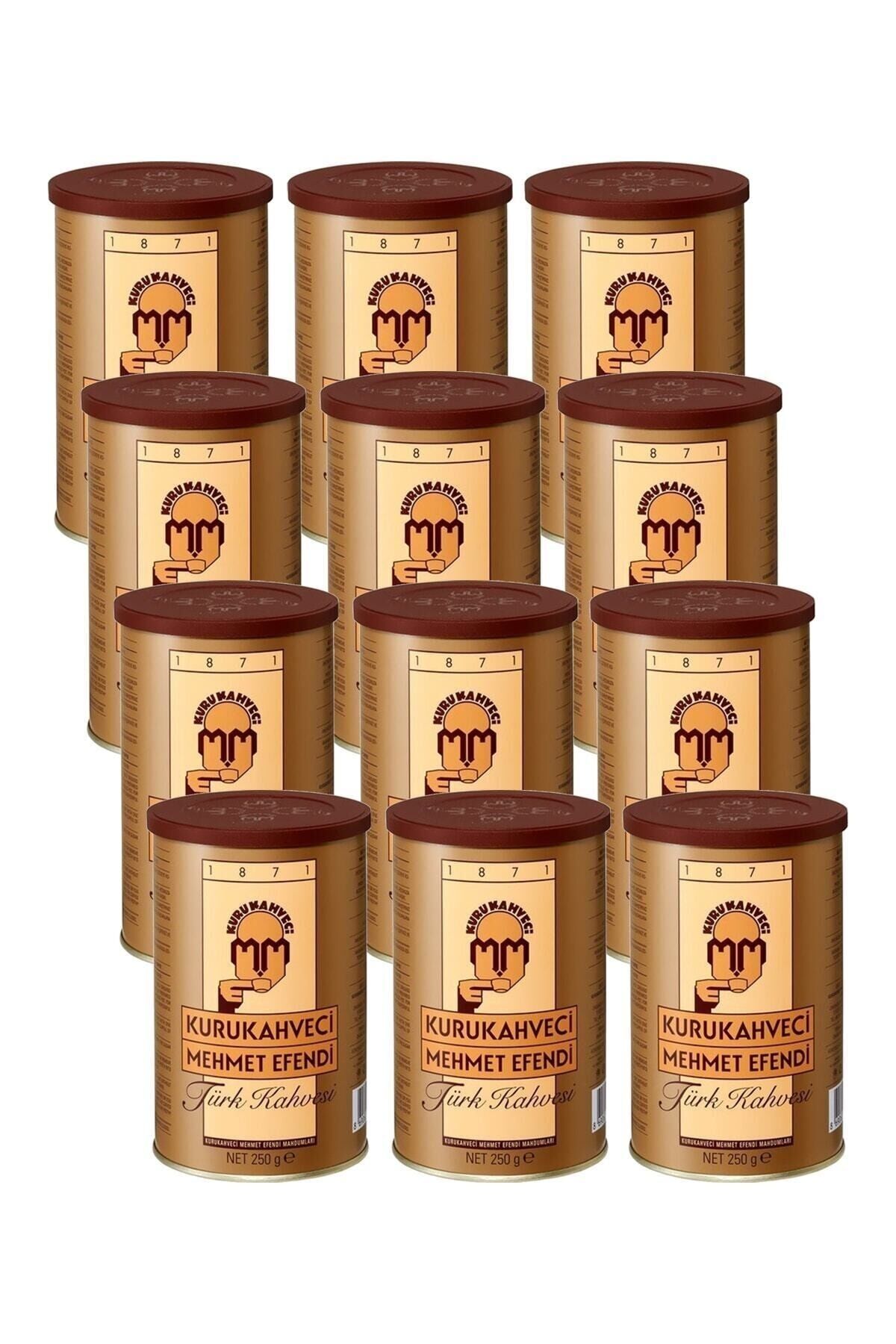 Türk Kahvesi 250 G Teneke Ambalaj X 12 Adet 8690627023401