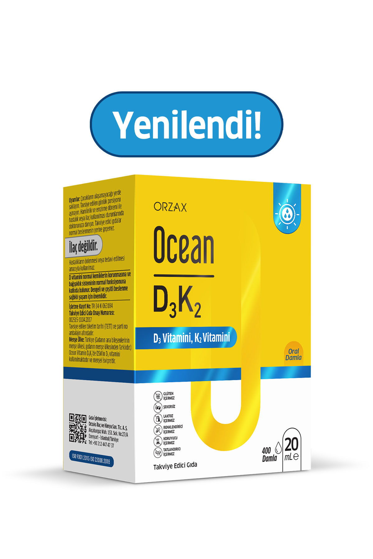 OCEAN D3K2 DAMLA 20ML