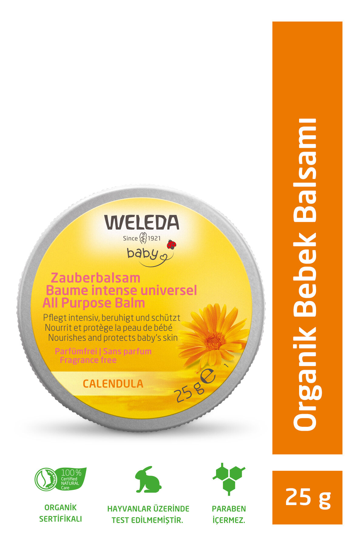 Calendula Organik Balsam 25 Gr 0 Ay+