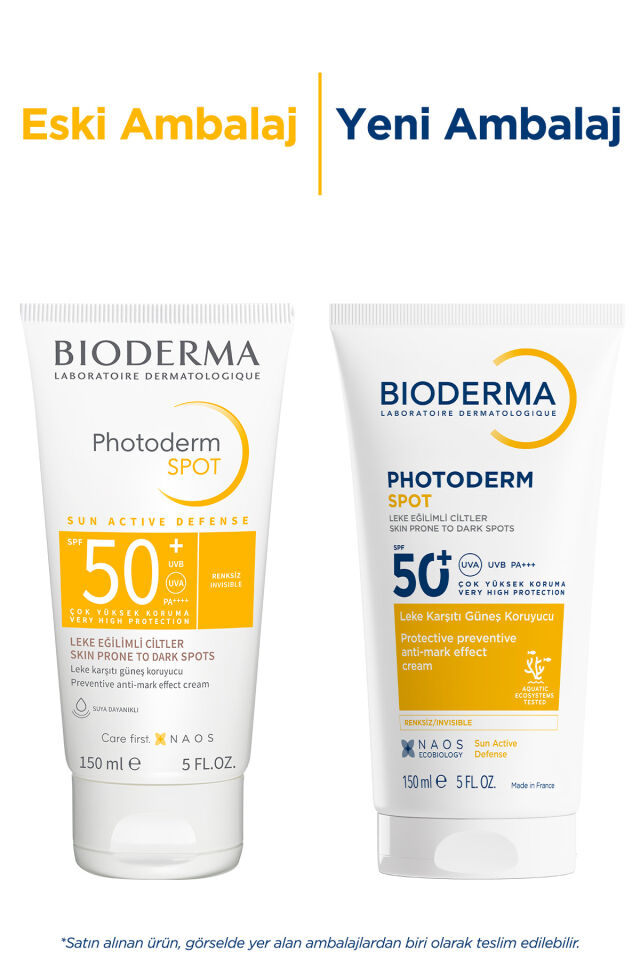 Photoderm Spot SPF 50+ Leke Karşıtı Tüm Ciltler için Yüz & Vücut Güneş Kremi 150 ML