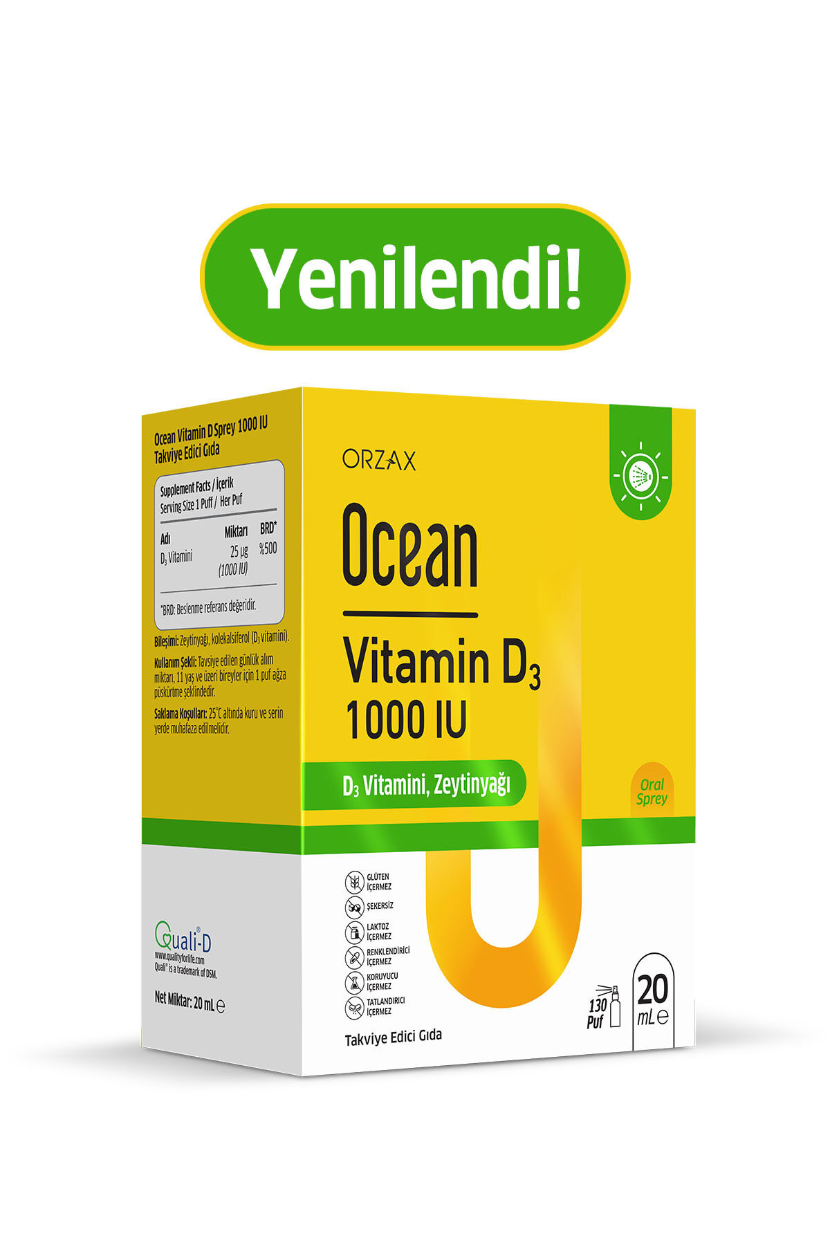 OCEAN VITAMIN D 1000 IU SPREY