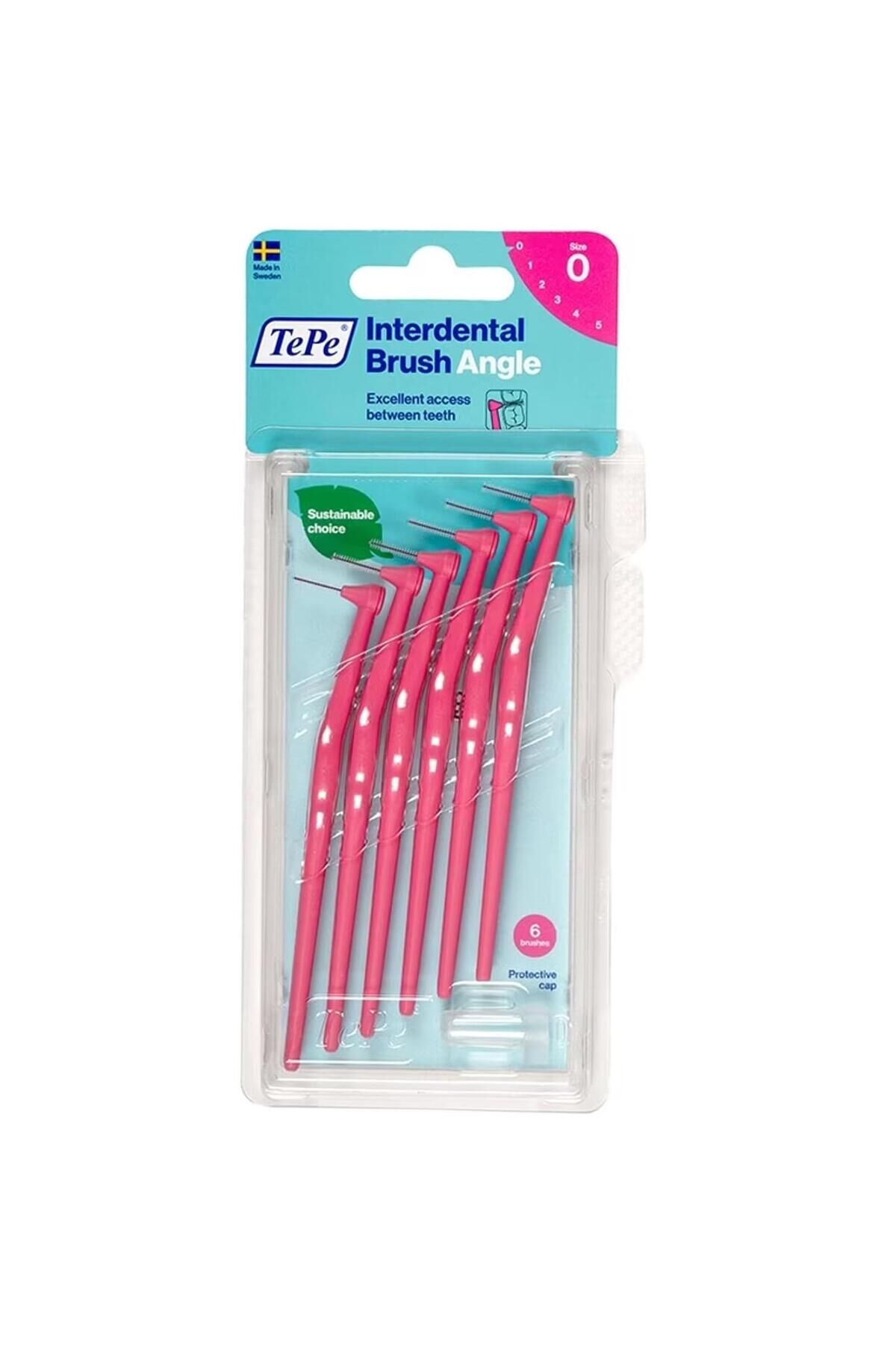 Angle Arayüz Fırçası Pembe 0,4 mm 6 Adet