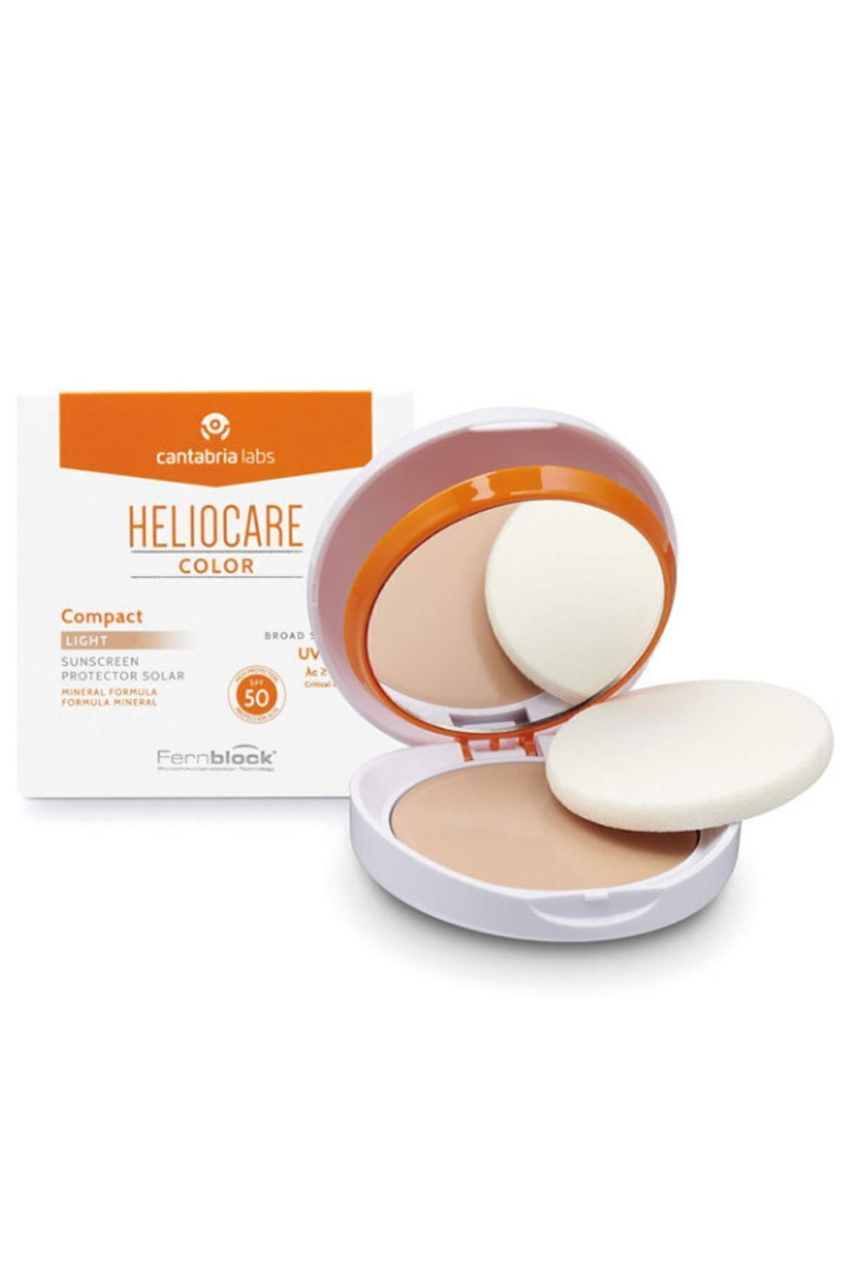 Color Spf 50 Oil Free Compact 10 Gr - Light