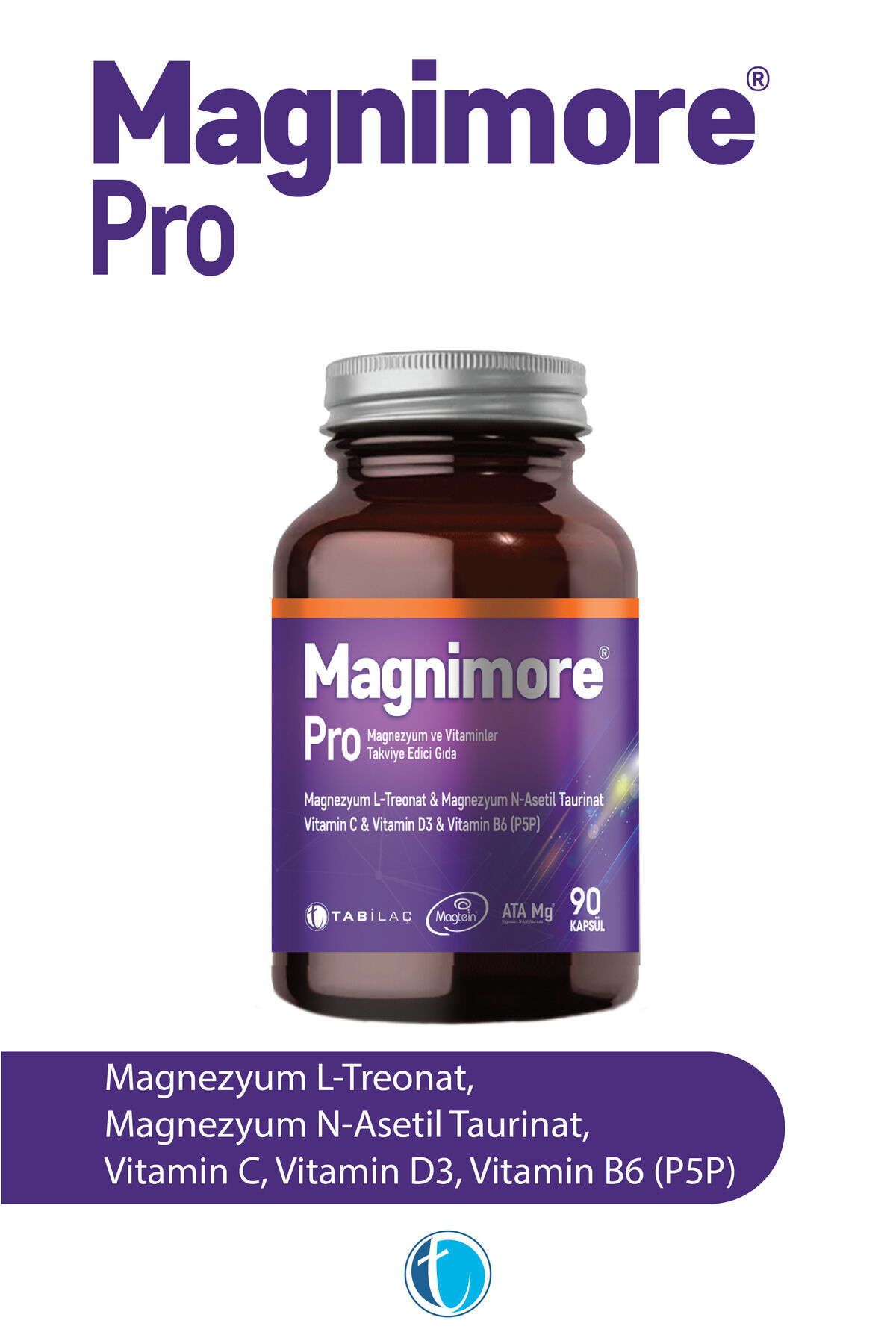 Pro Magnezyum Ve Vitaminler Takviye Edici Gıda 90 Kapsül 8680133001628