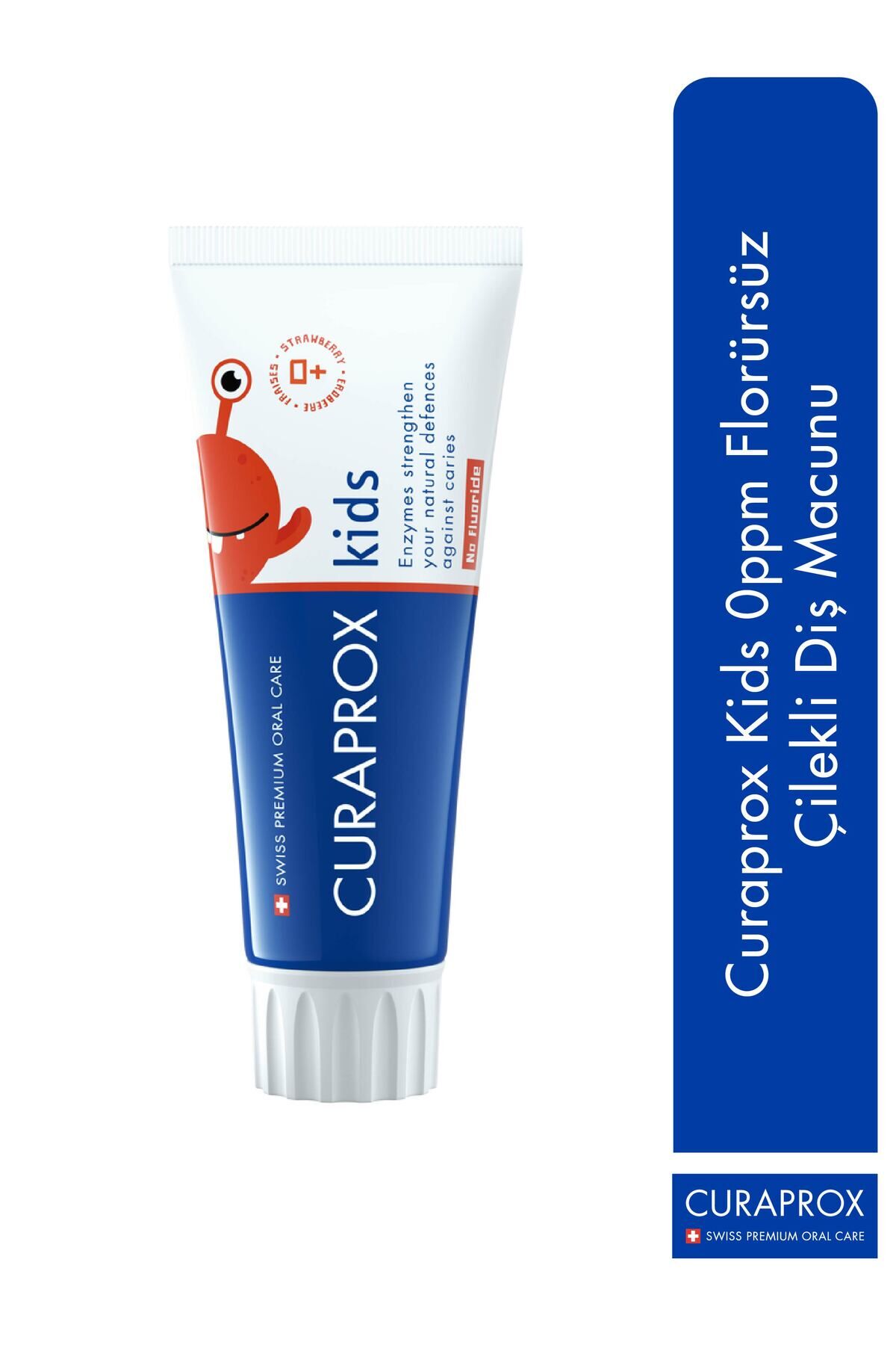 Enzycal Kids Flörürsüz Diş Macunu 60 ml Çilekli