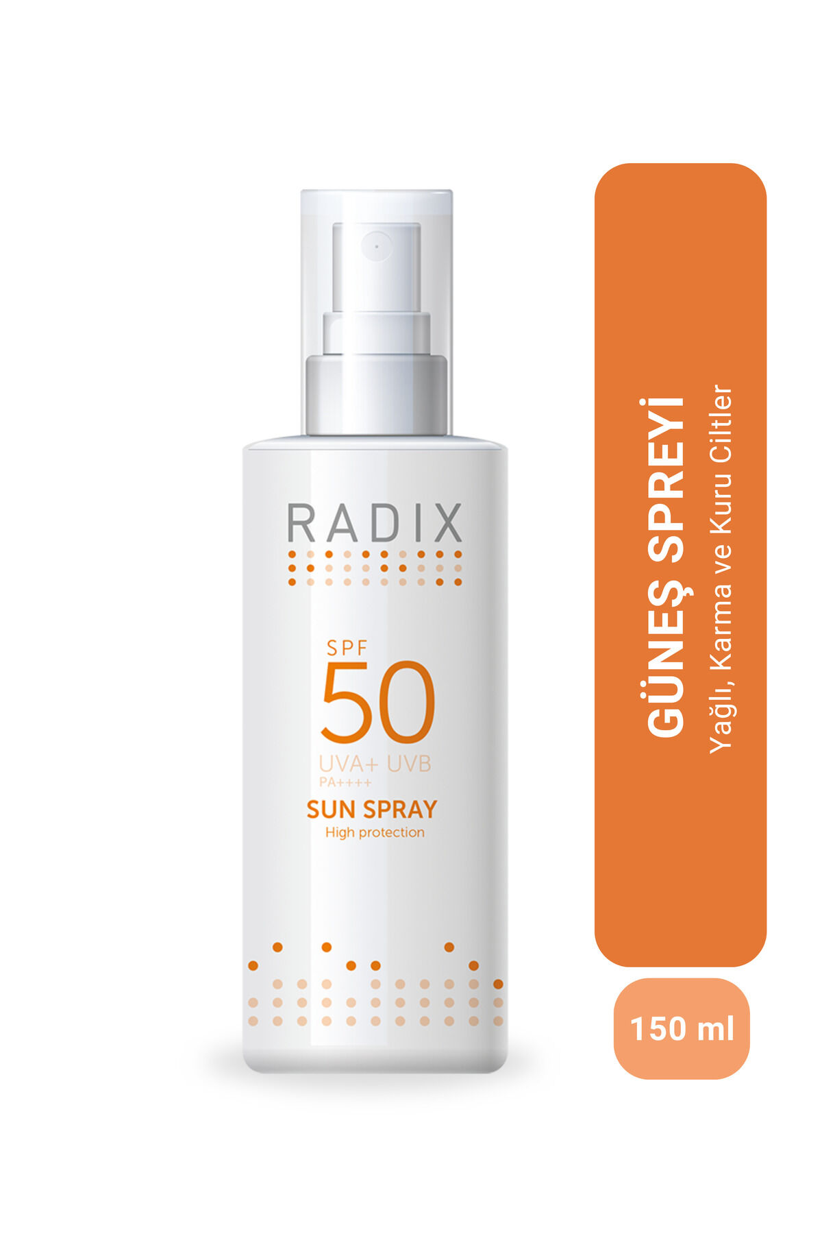 Güneş Koruyucu Krem Sprey Spf50 150 ml