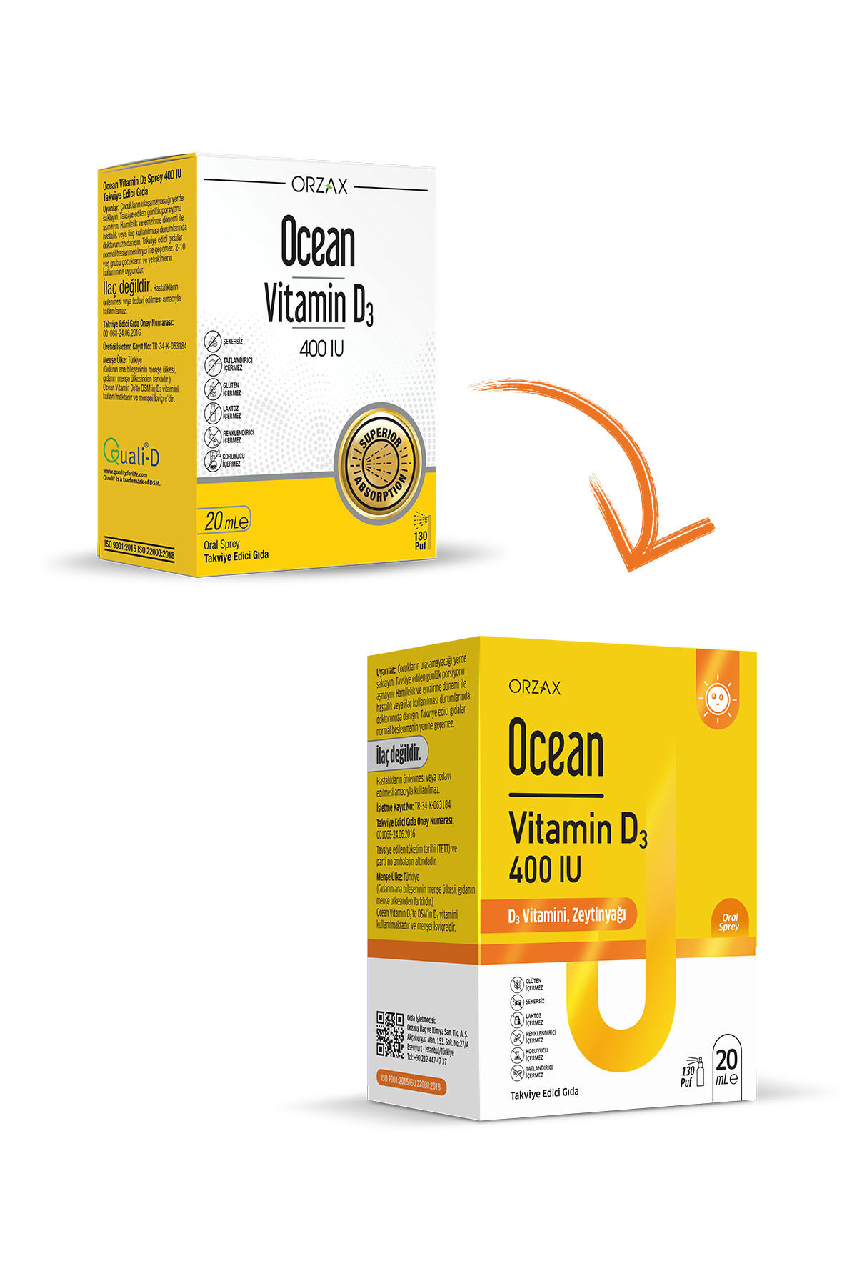 OCEAN VITAMIN D 400 IU SPREY